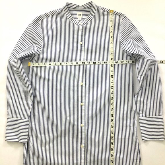 NEW! GAP Blue White Striped Tunic Top - XS - Picture 4 of 6